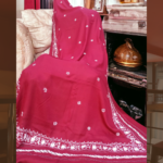 Eid new collection, best black collection,Black embroidered chiffon tunic with sheer sleeves, pearl embellishments, paired with matching straight pants and stylish sandals,Elegant and festive wear