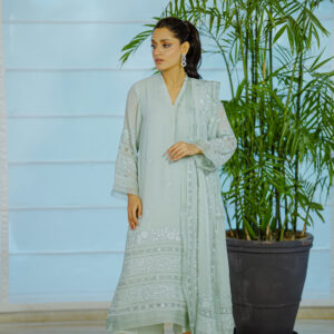 Sea Green Chiffon Shirt: