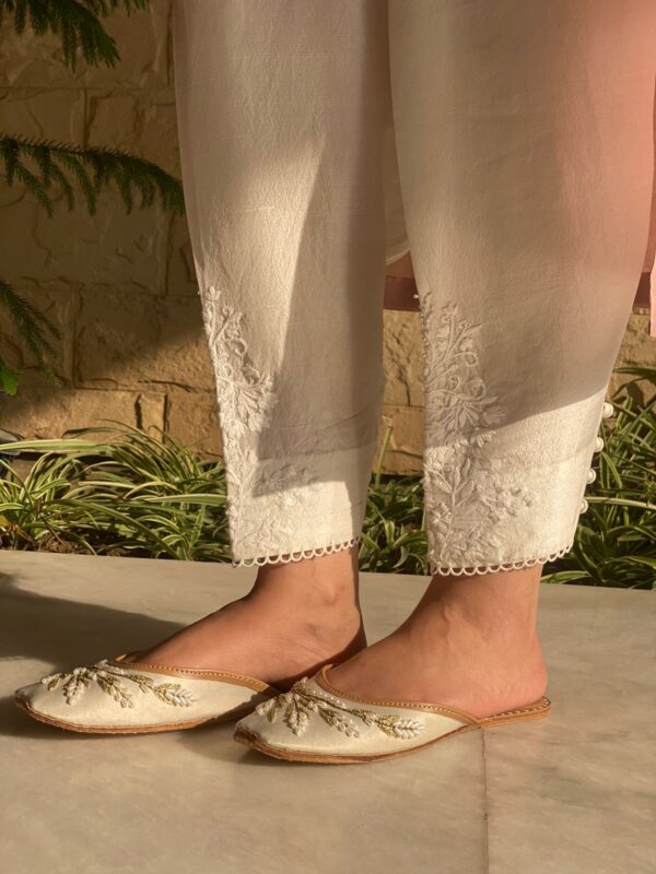 hand made, silk shalwar, silk, embrodiery, embroidered,