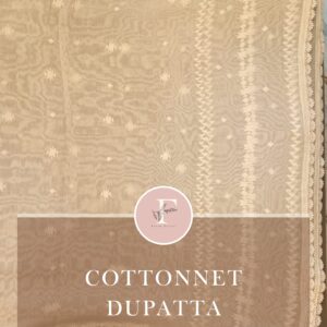 cotton net dupatta hand made dupatta